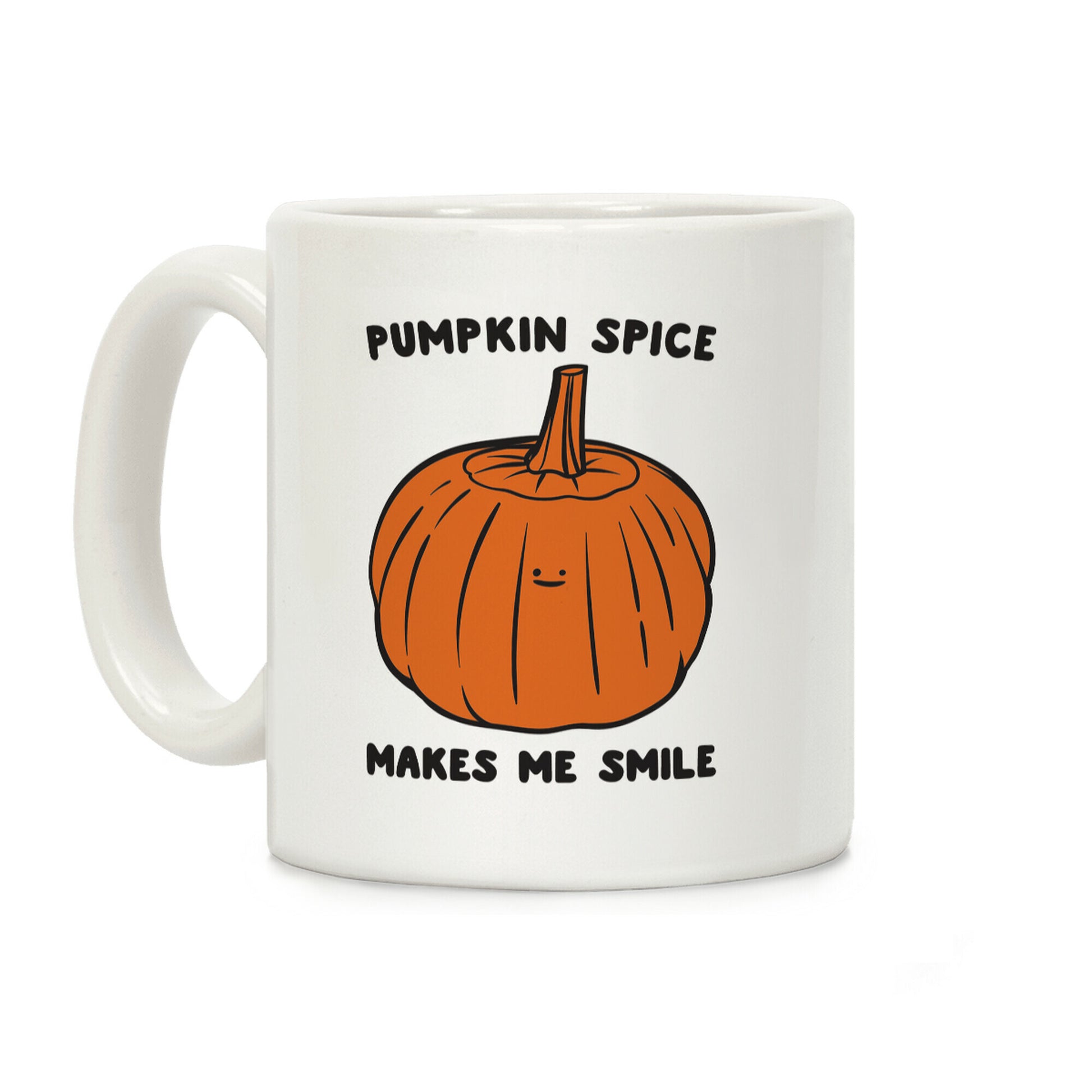 Pumpkin Spice Makes Me Smile Coffee Mug