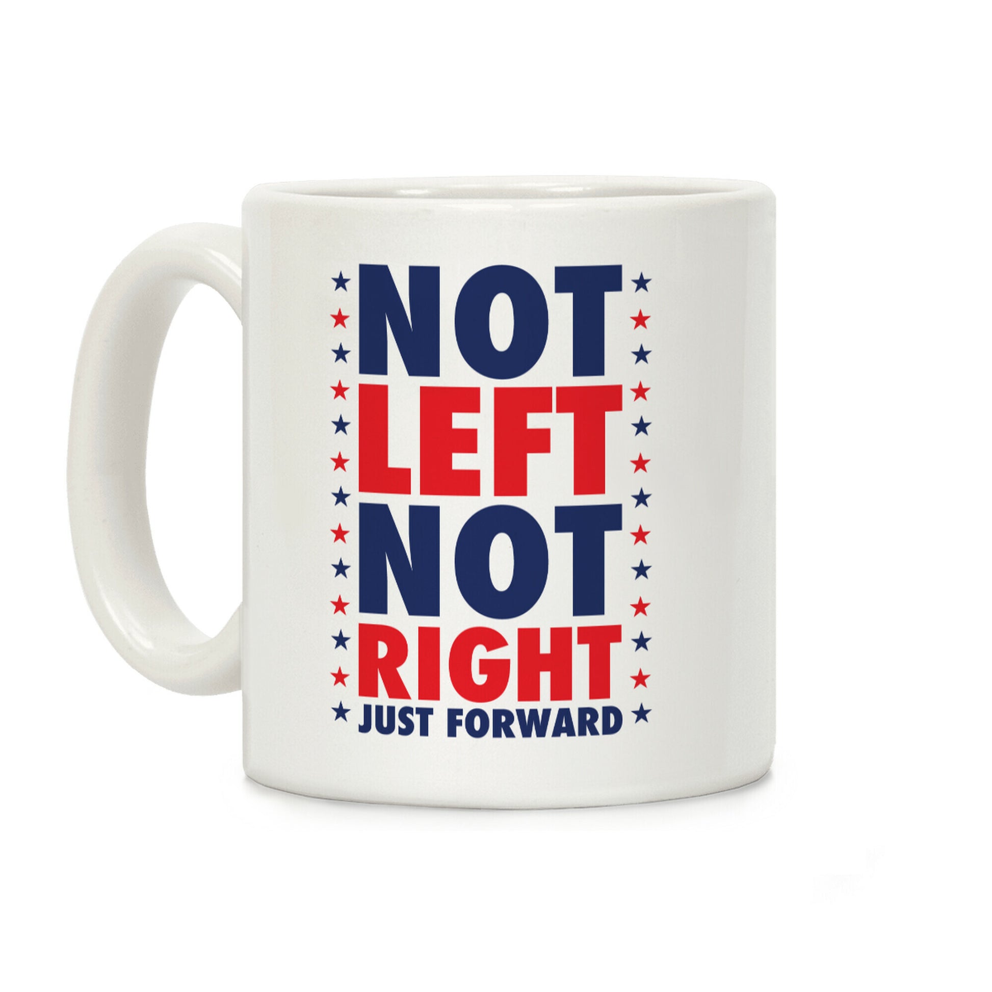 Not Left Not Right Coffee Mug