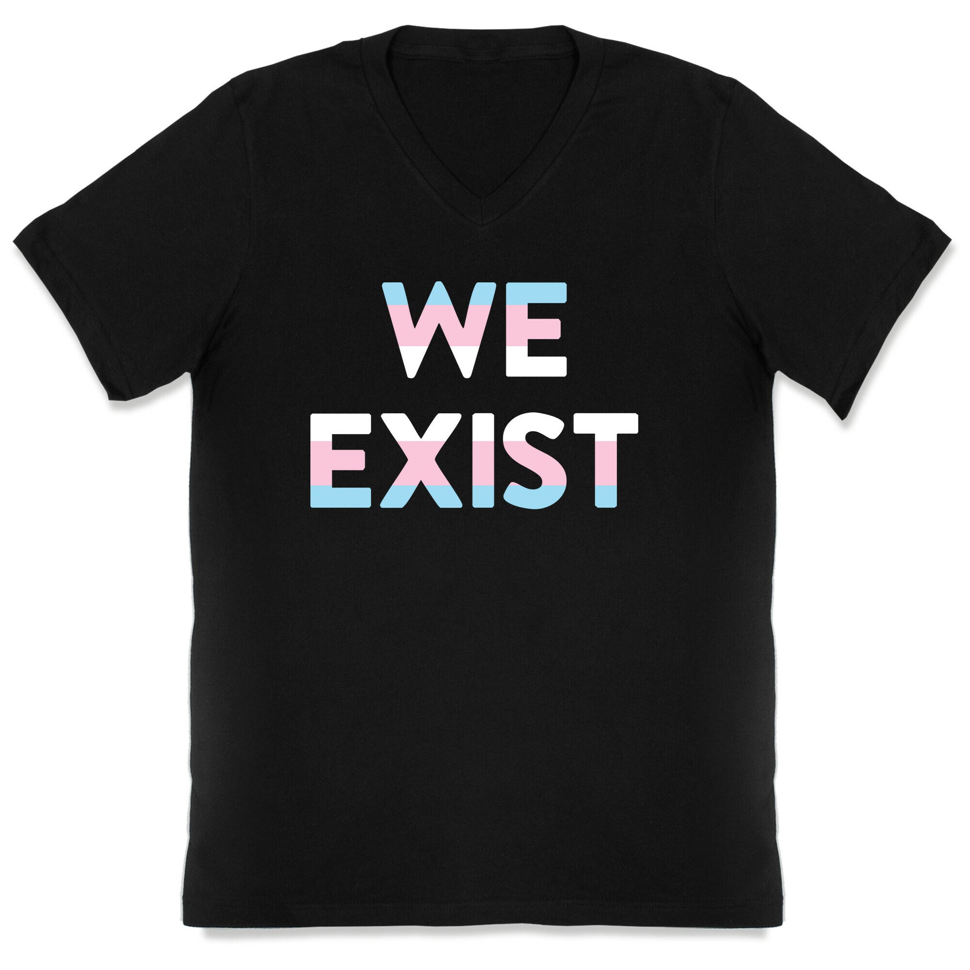 We Exist Transgender V-Neck