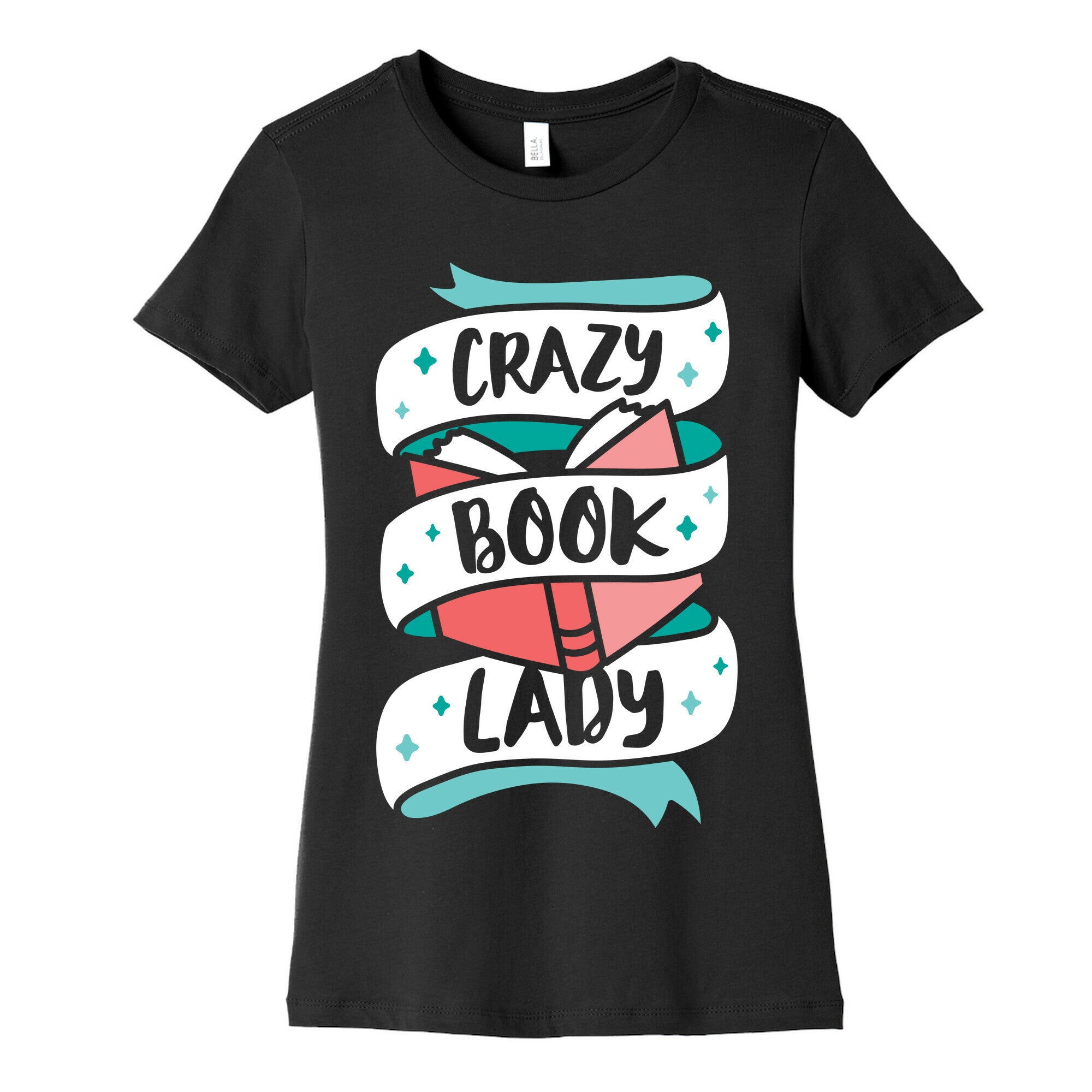 Crazy Book Lady Women's Cotton Tee