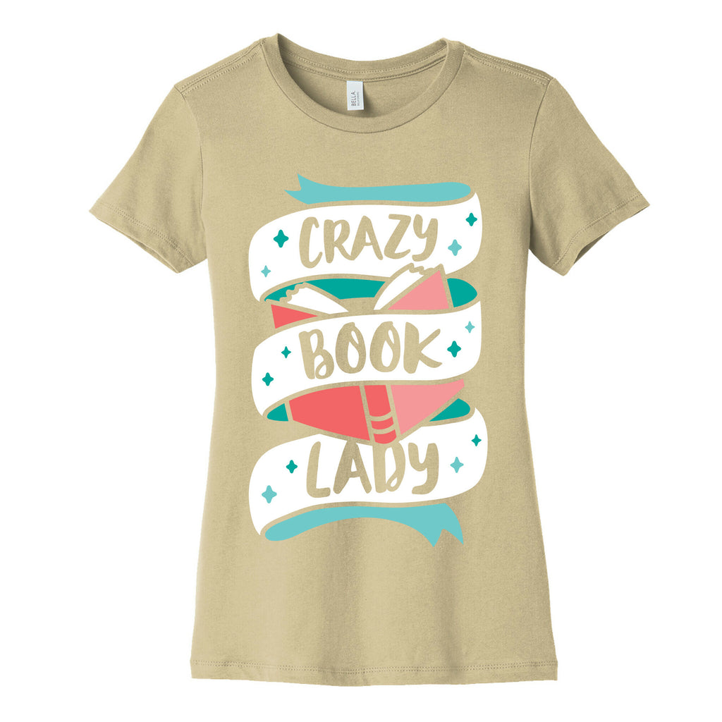 Crazy Book Lady Women's Cotton Tee