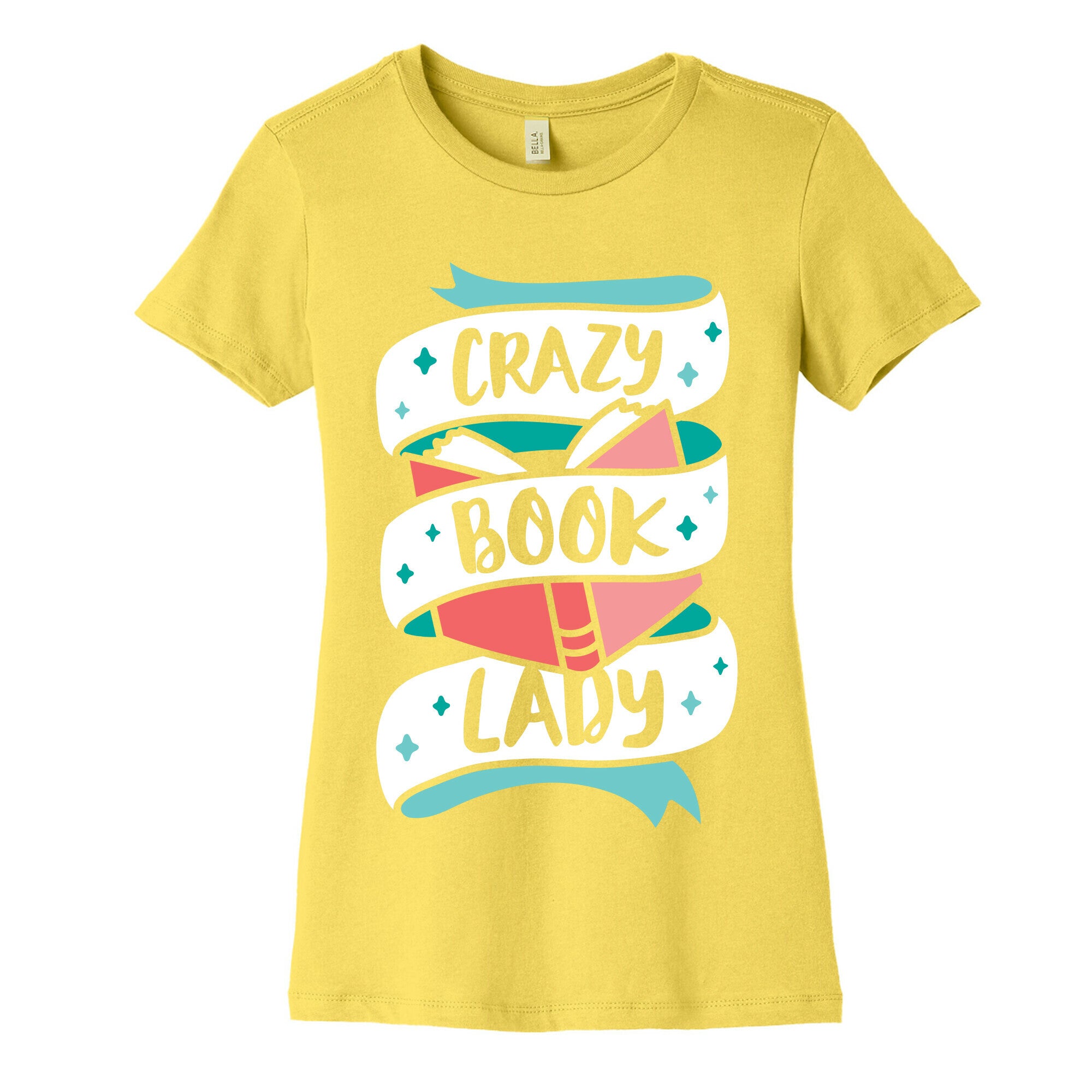Crazy Book Lady Women's Cotton Tee