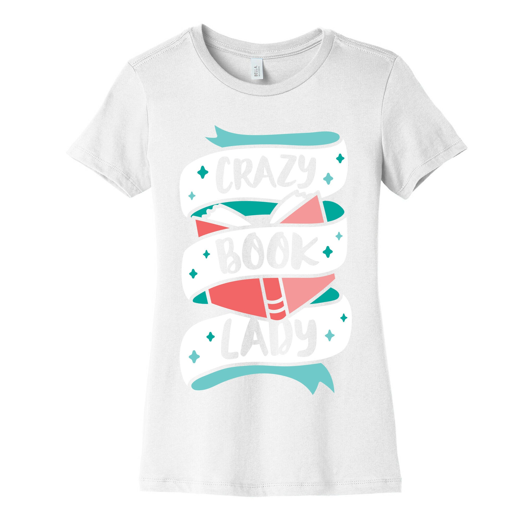 Crazy Book Lady Women's Cotton Tee