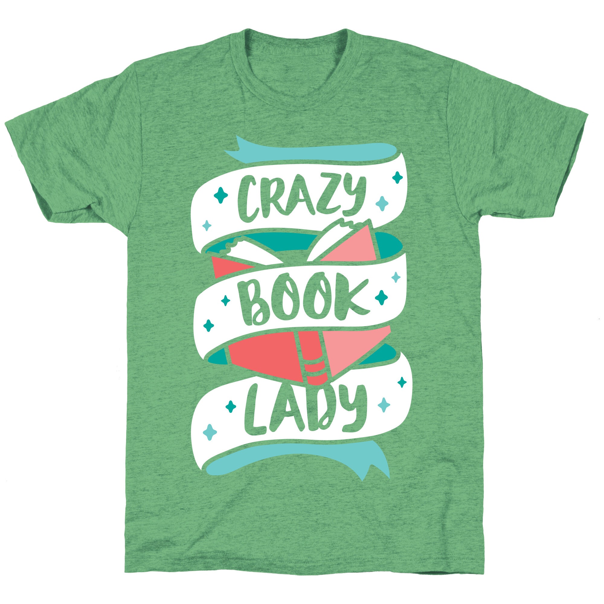 Crazy Book Lady Unisex Triblend Tee