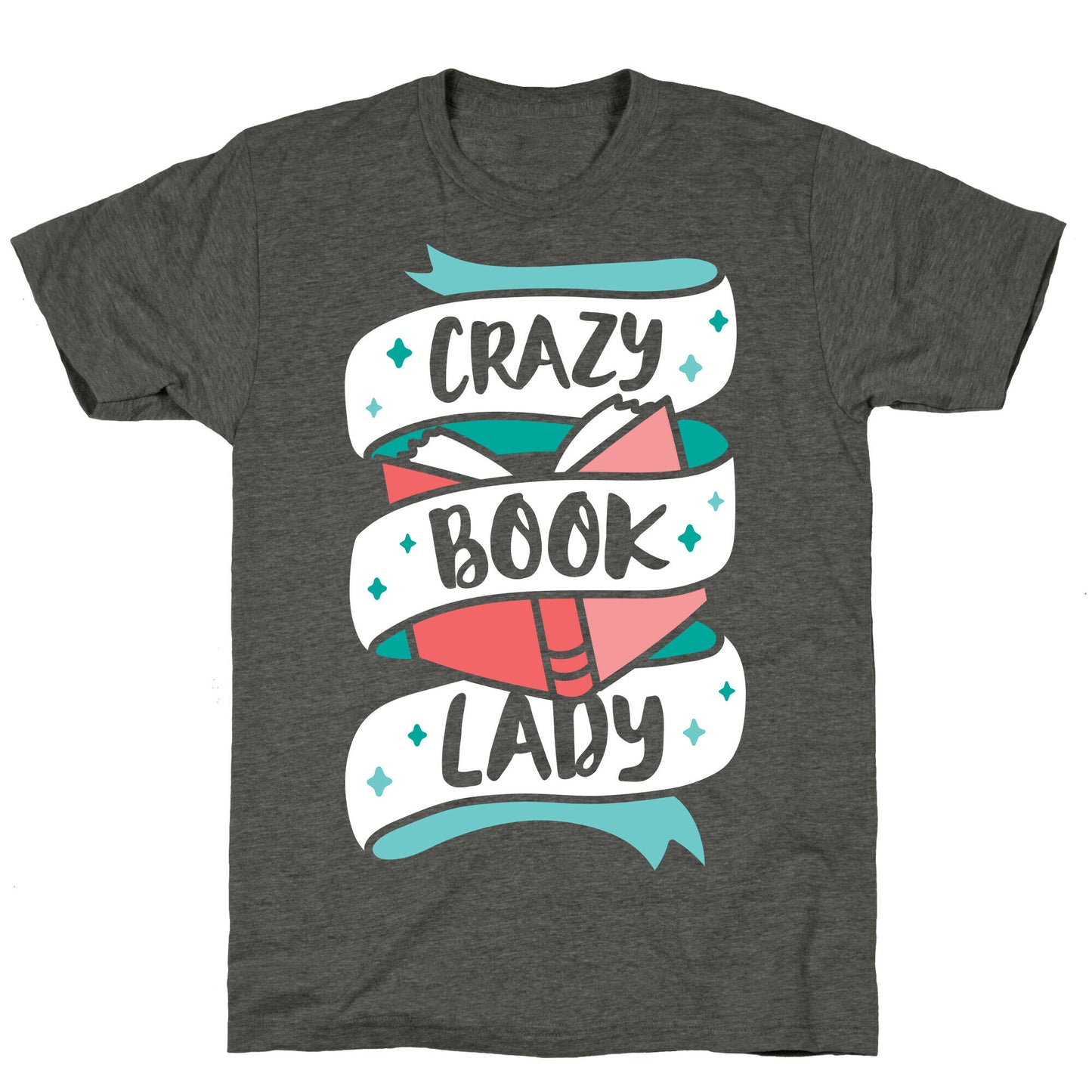 Crazy Book Lady Unisex Triblend Tee