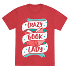 Crazy Book Lady Unisex Triblend Tee