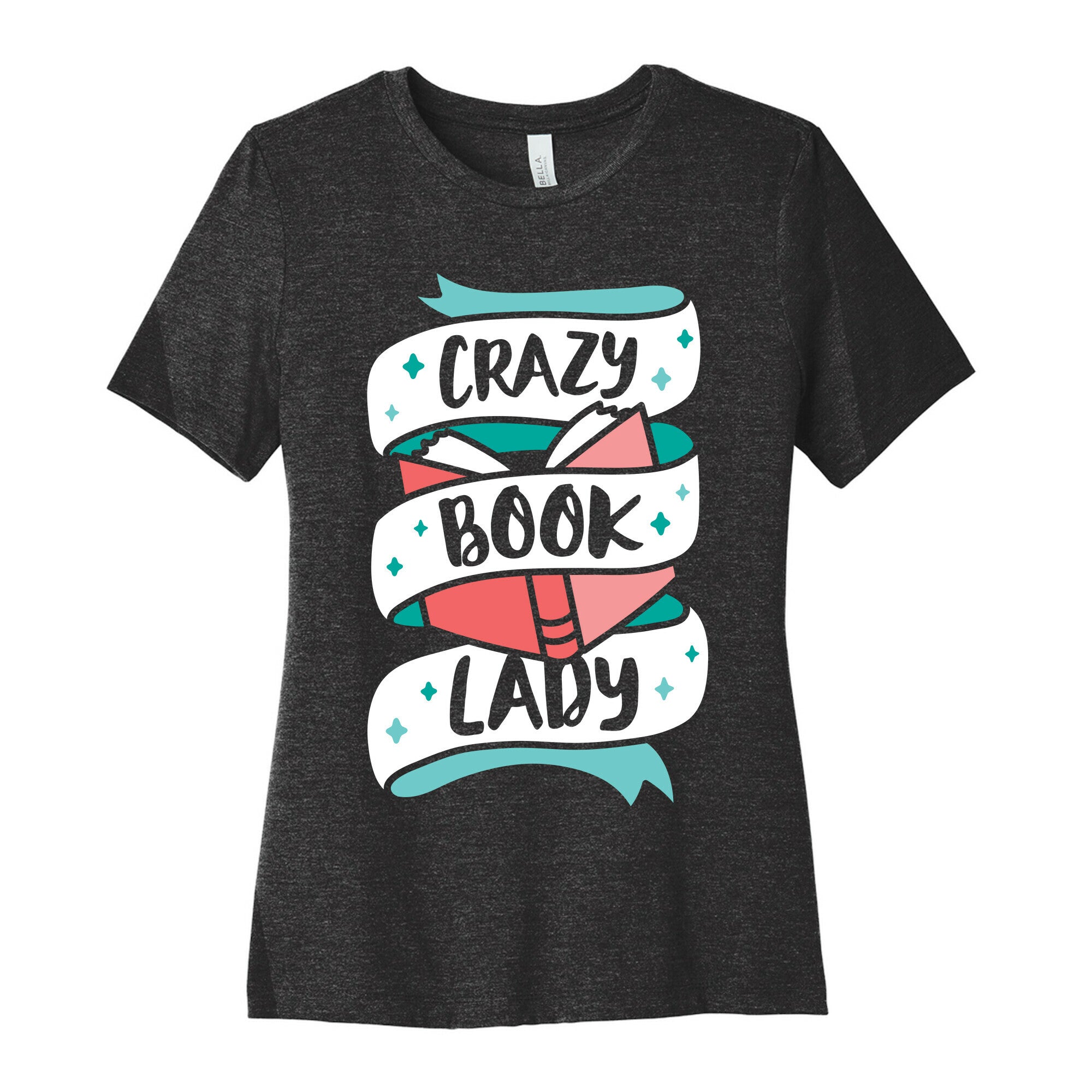 Crazy Book Lady Women's Cotton Tee