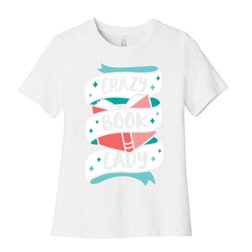 Crazy Book Lady Women's Cotton Tee