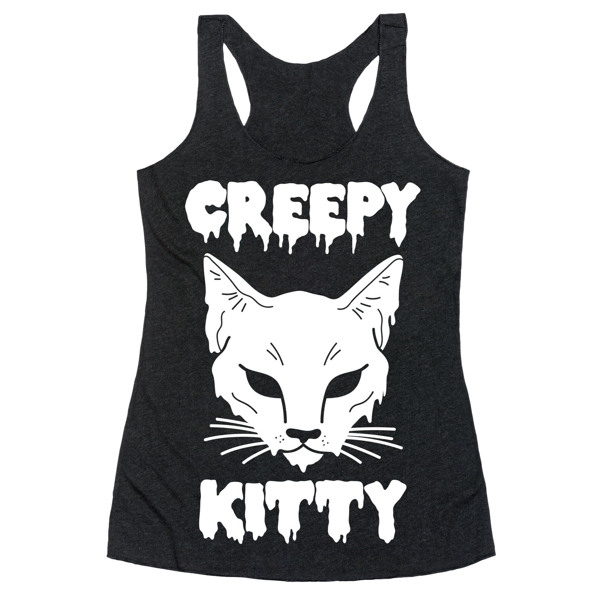 Creepy Kitty Racerback Tank