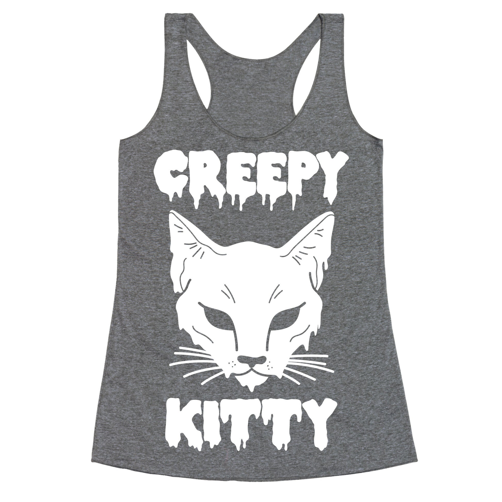 Creepy Kitty Racerback Tank