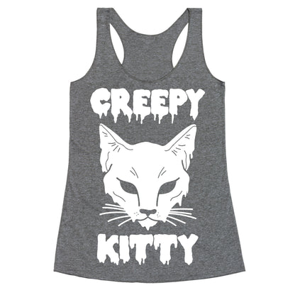 Creepy Kitty Racerback Tank
