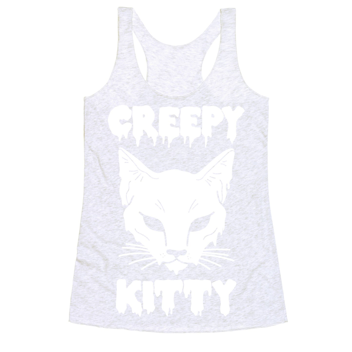 Creepy Kitty Racerback Tank
