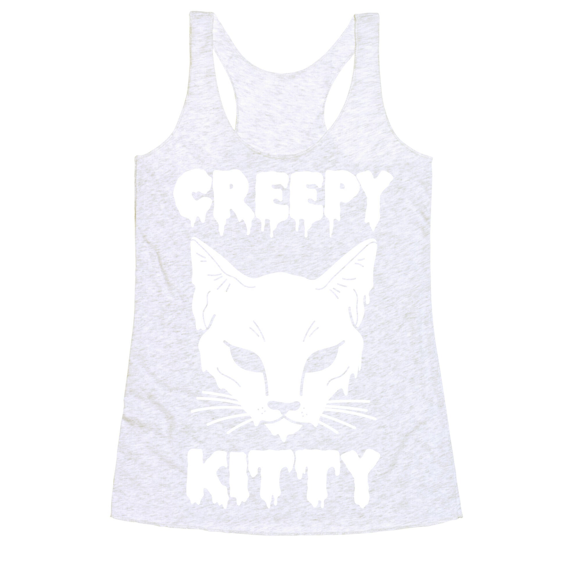 Creepy Kitty Racerback Tank