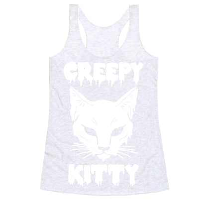 Creepy Kitty Racerback Tank