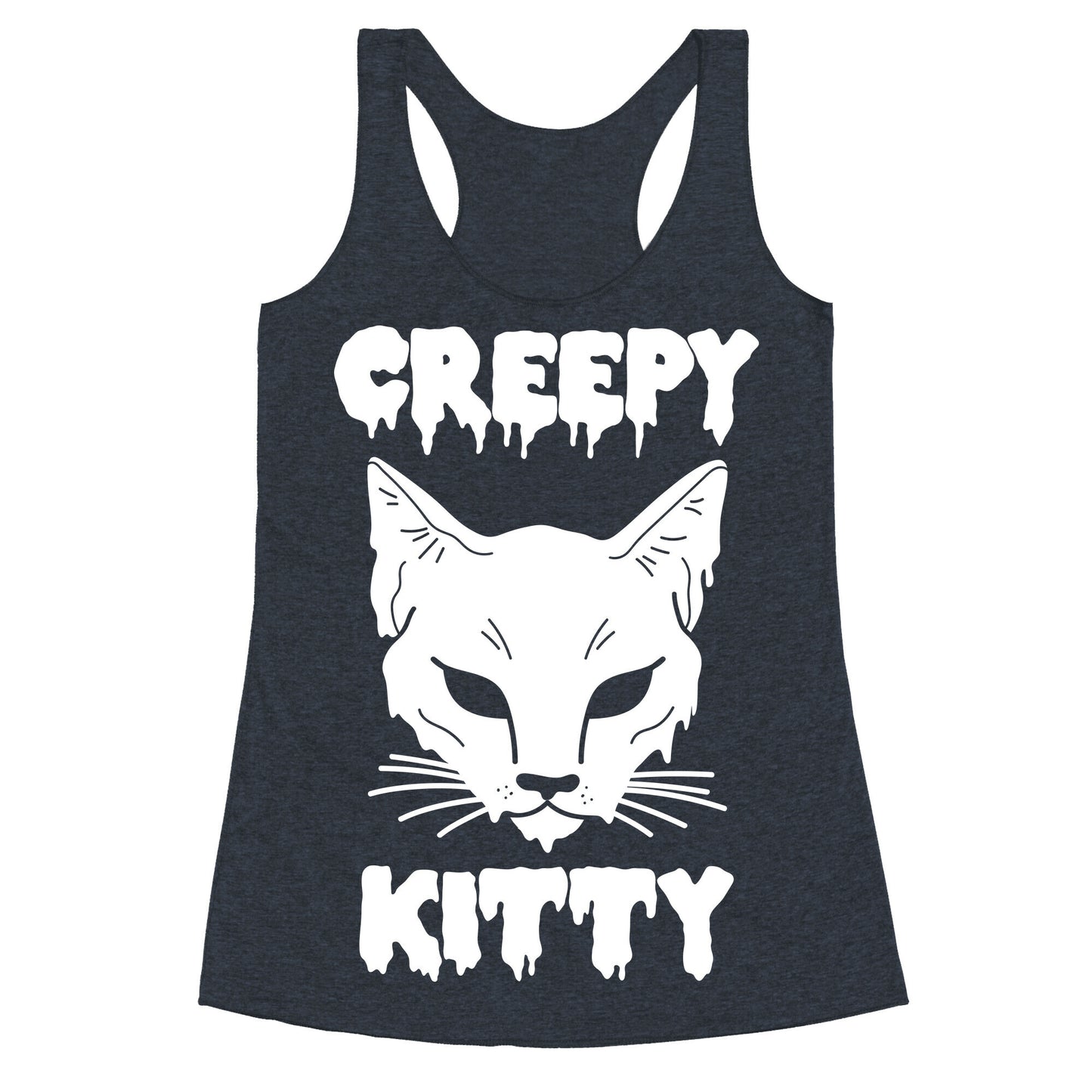 Creepy Kitty Racerback Tank