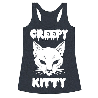 Creepy Kitty Racerback Tank