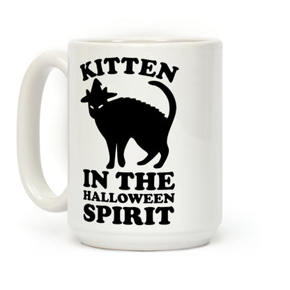 Kitten In The Halloween Spirit Coffee Mug