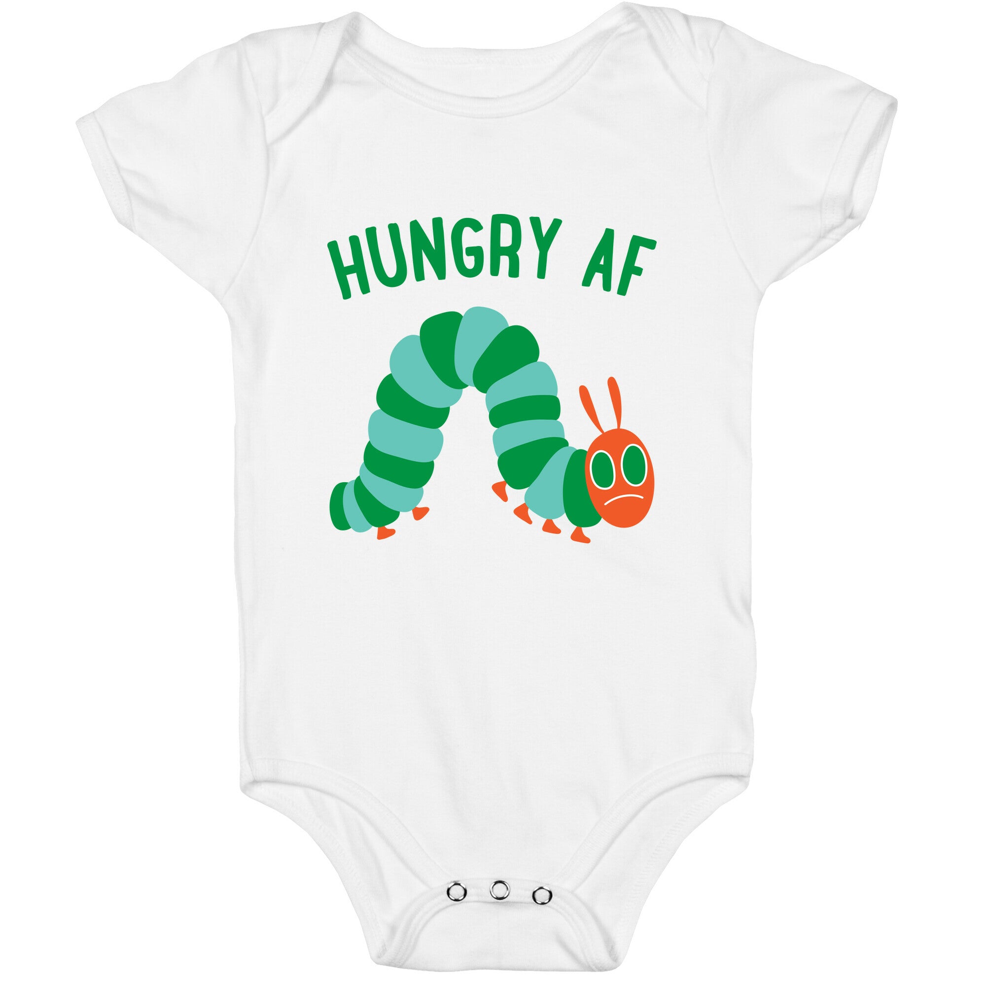 Hungry AF Caterpillar Baby One Piece