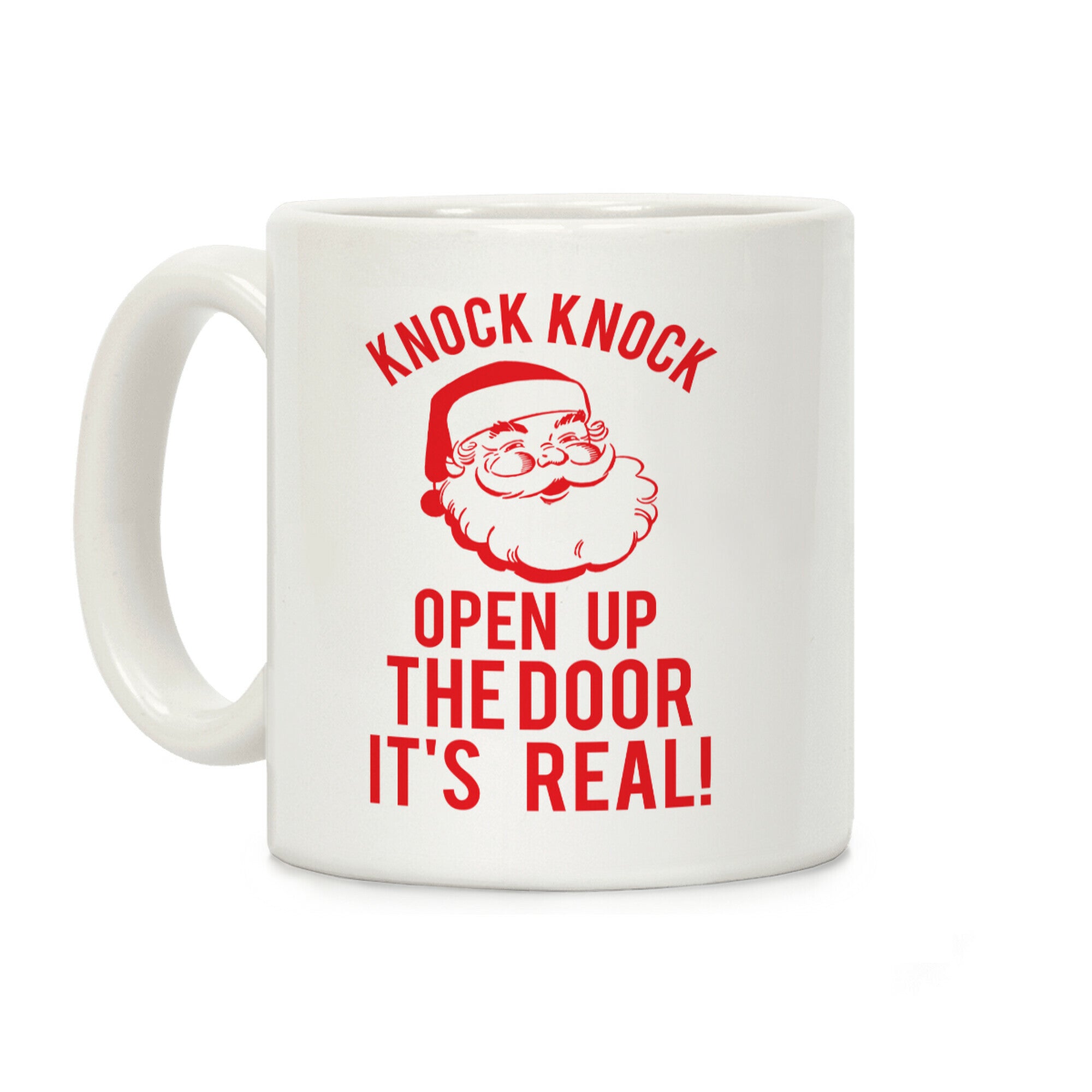 Knock Knock Santa Coffee Mug