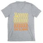 Book Come To Mommy Parody White Print V-Neck