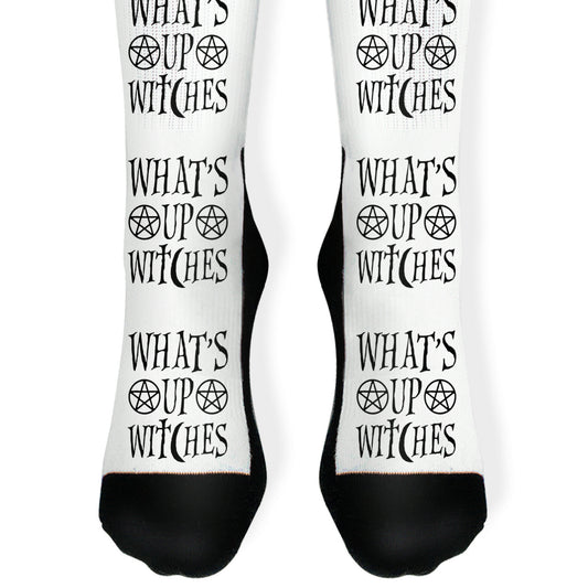 What's Up Witches Socks