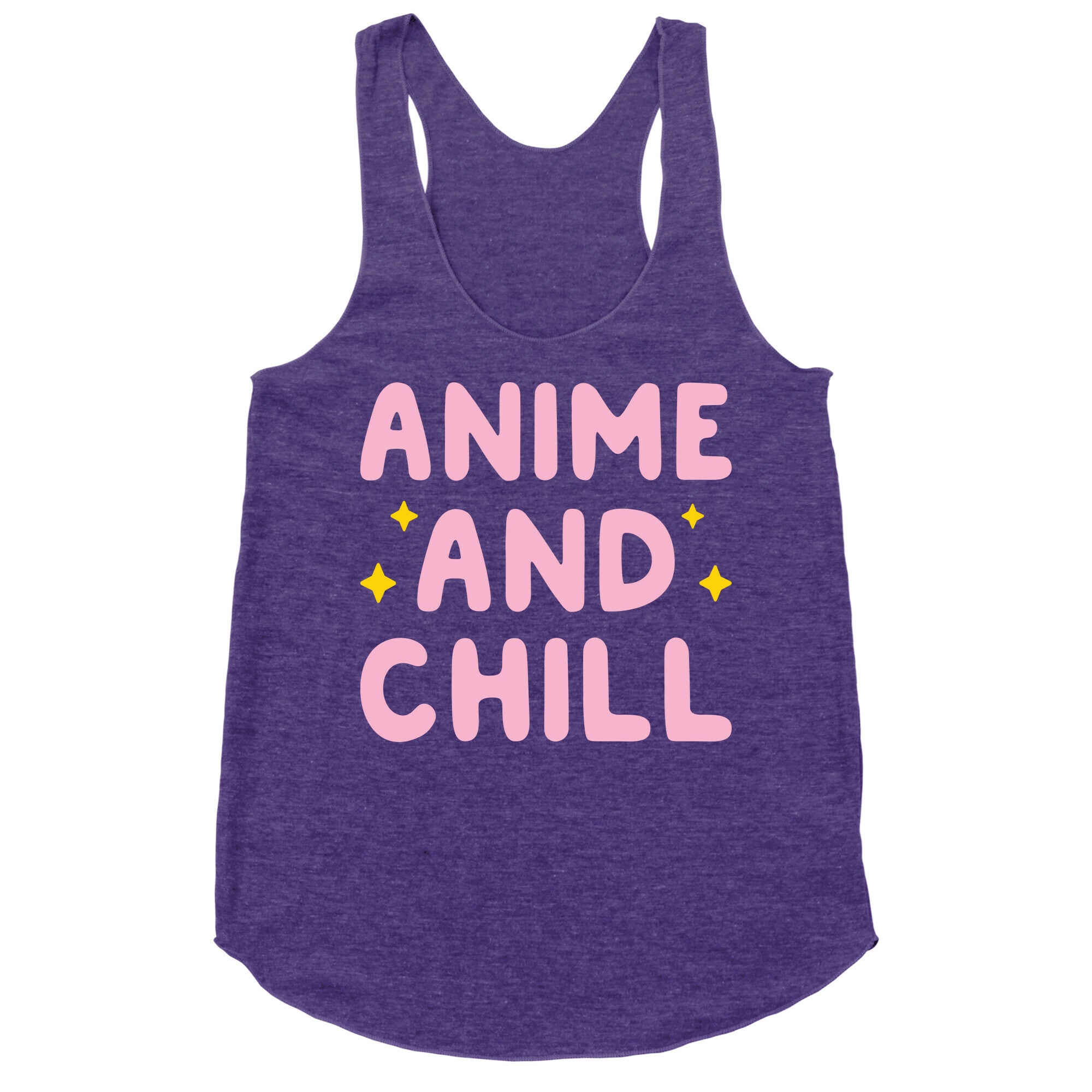 Anime And Chill Racerback Tank