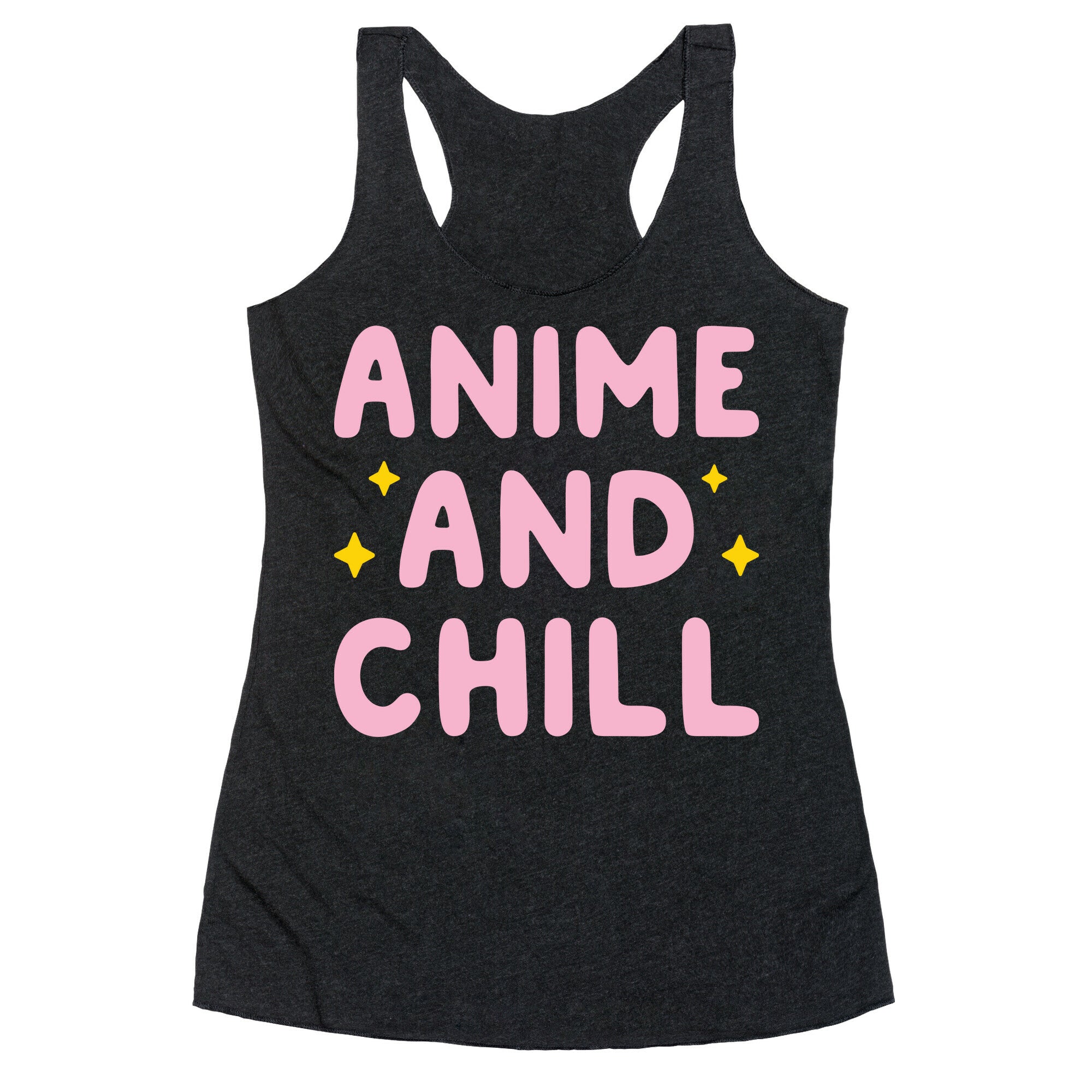 Anime And Chill Racerback Tank