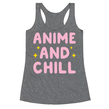 Anime And Chill Racerback Tank