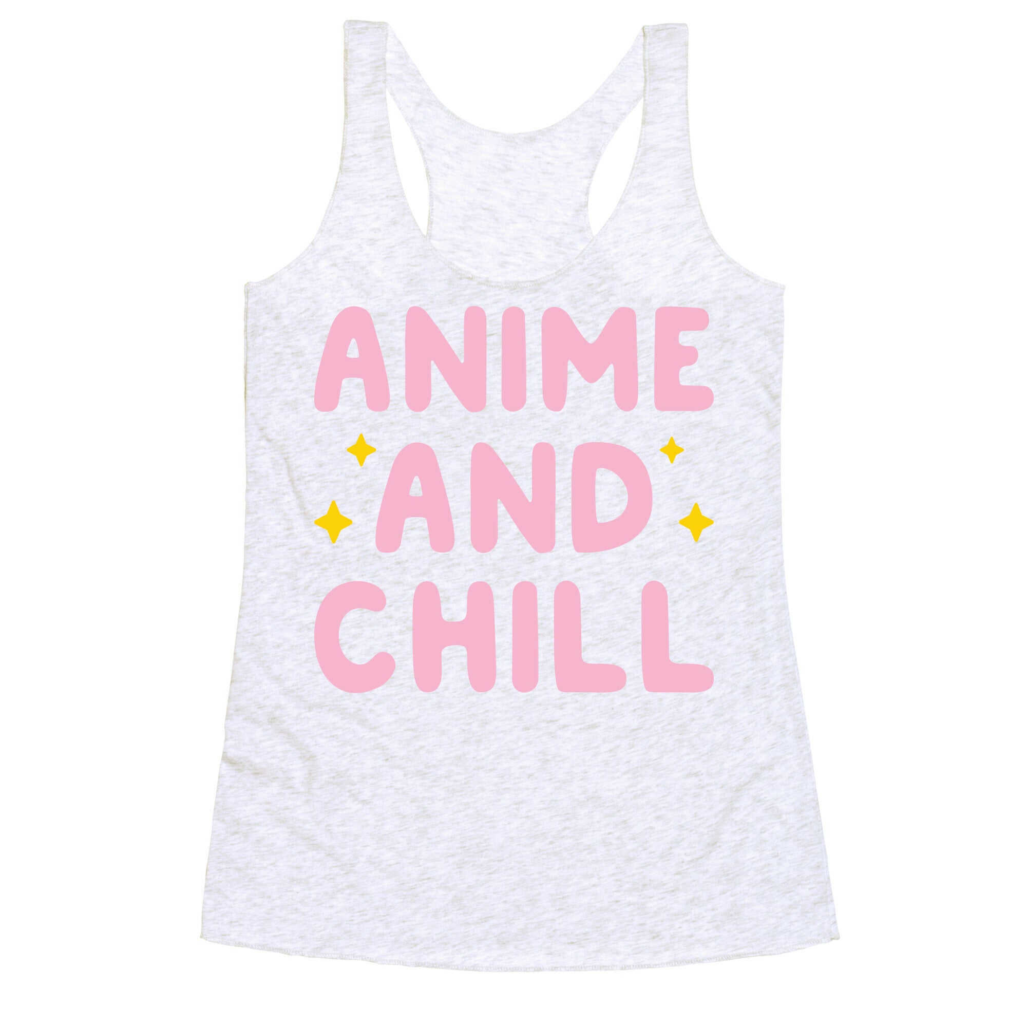 Anime And Chill Racerback Tank