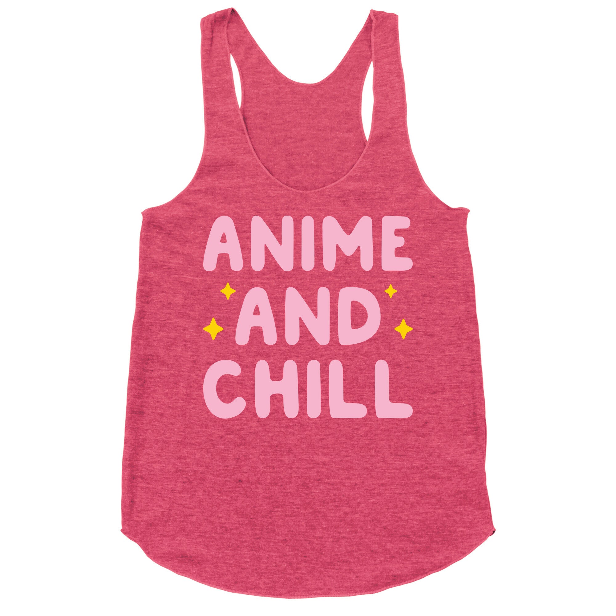 Anime And Chill Racerback Tank