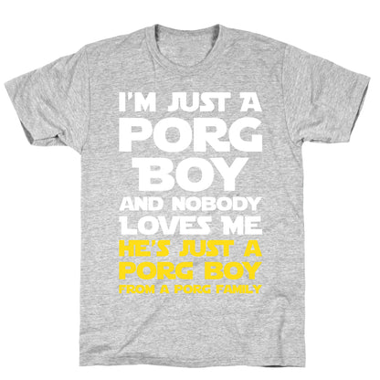 I'm Just A Porg Boy T-Shirt