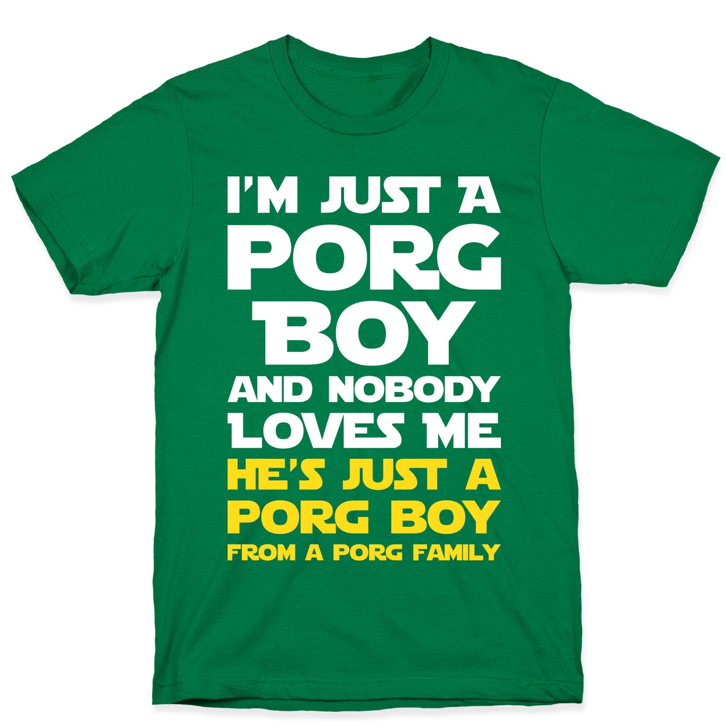 I'm Just A Porg Boy T-Shirt