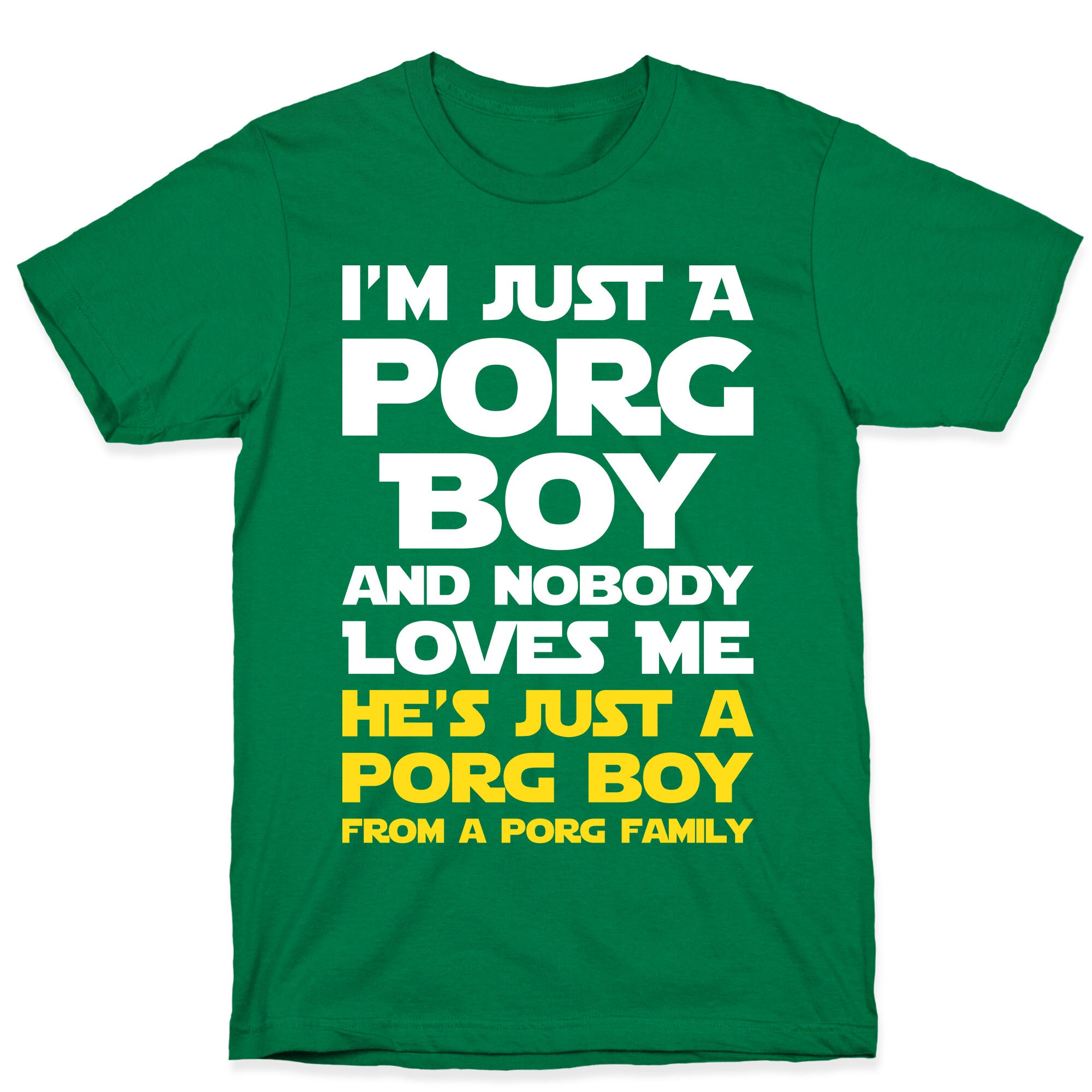 I'm Just A Porg Boy T-Shirt