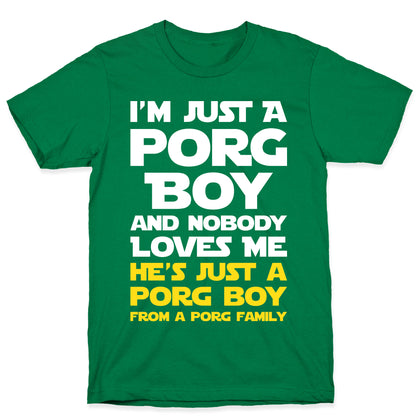 I'm Just A Porg Boy T-Shirt