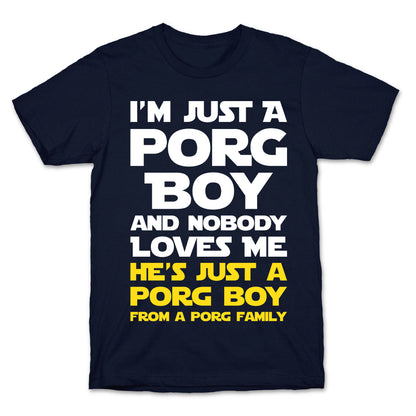I'm Just A Porg Boy T-Shirt