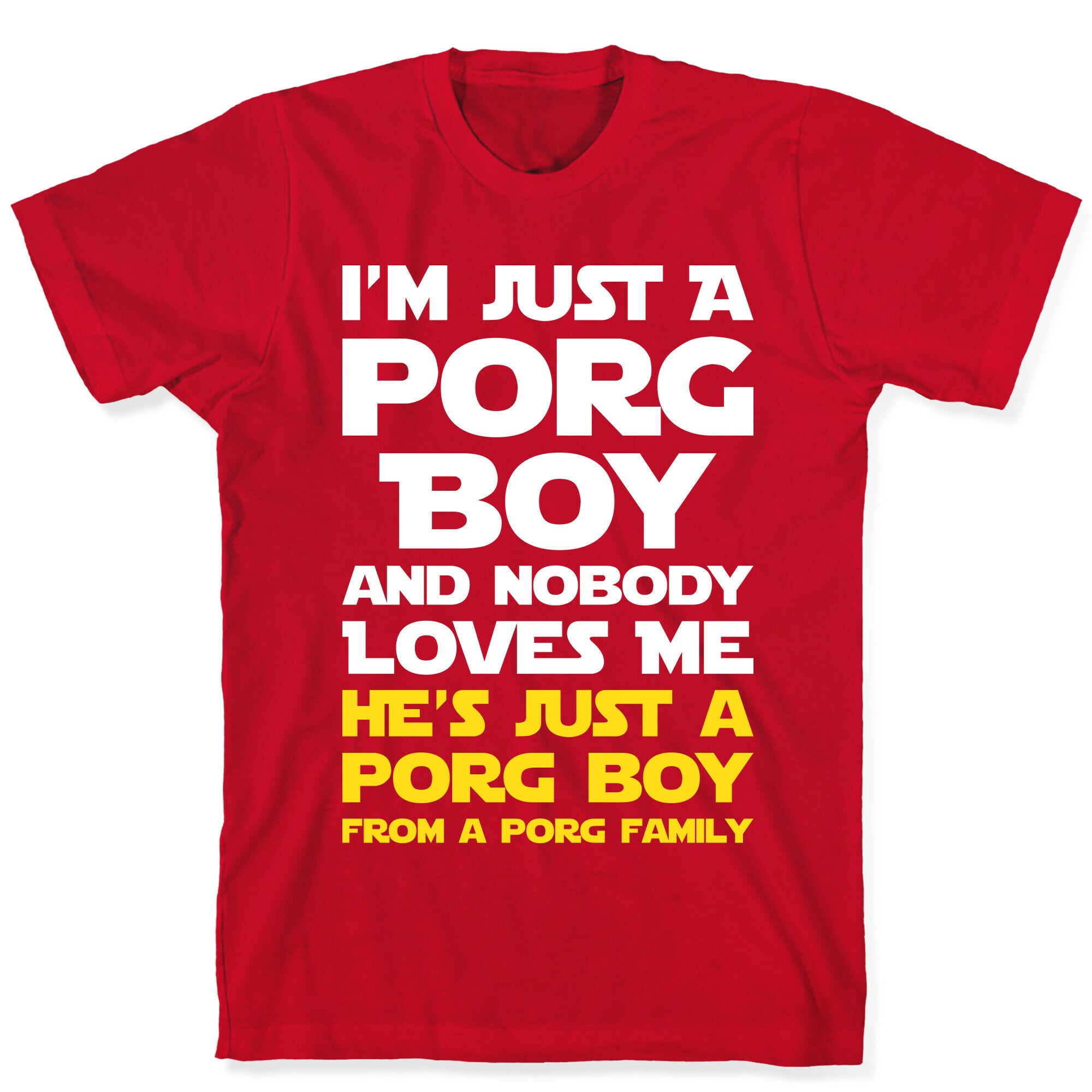 I'm Just A Porg Boy T-Shirt