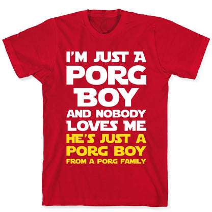 I'm Just A Porg Boy T-Shirt