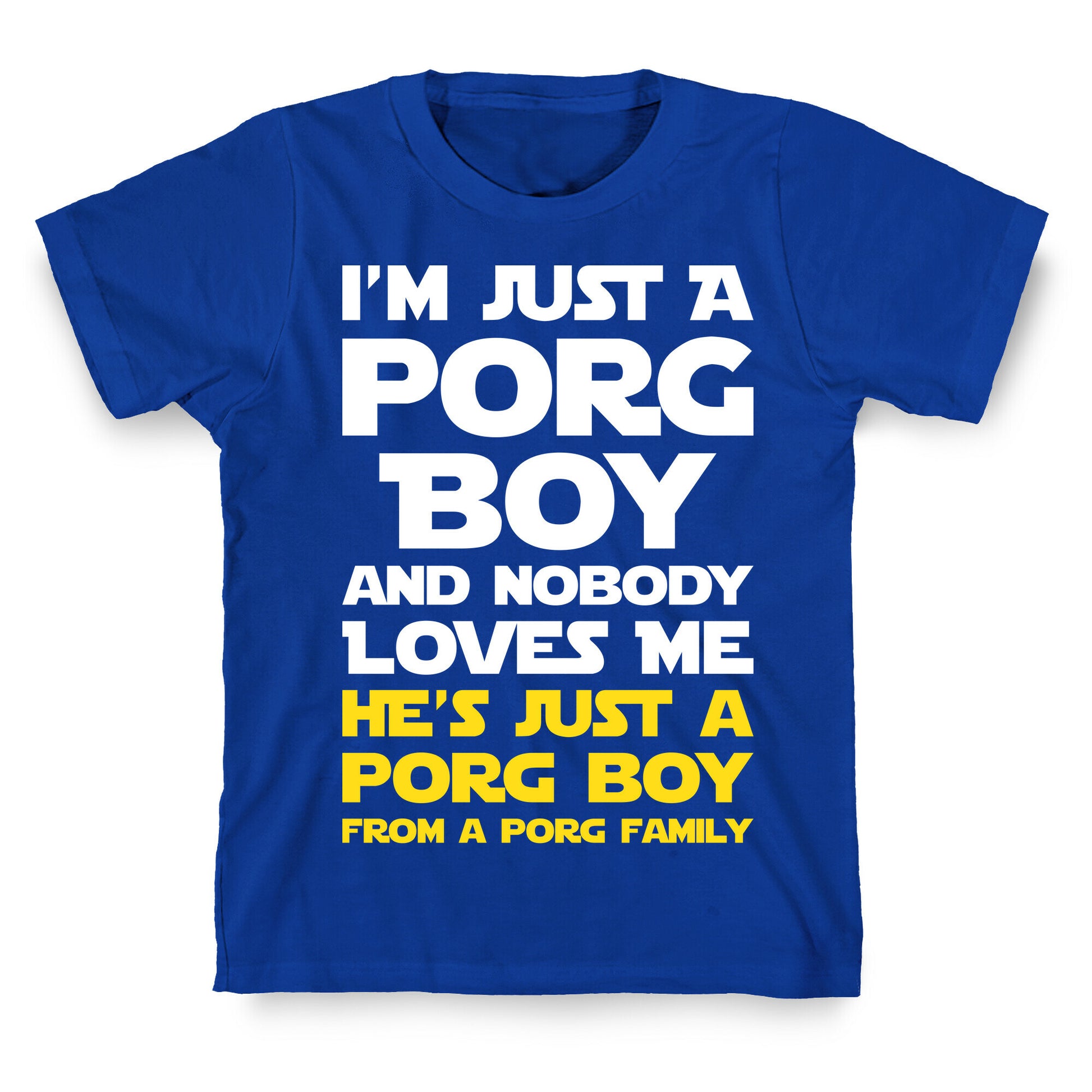 I'm Just A Porg Boy T-Shirt