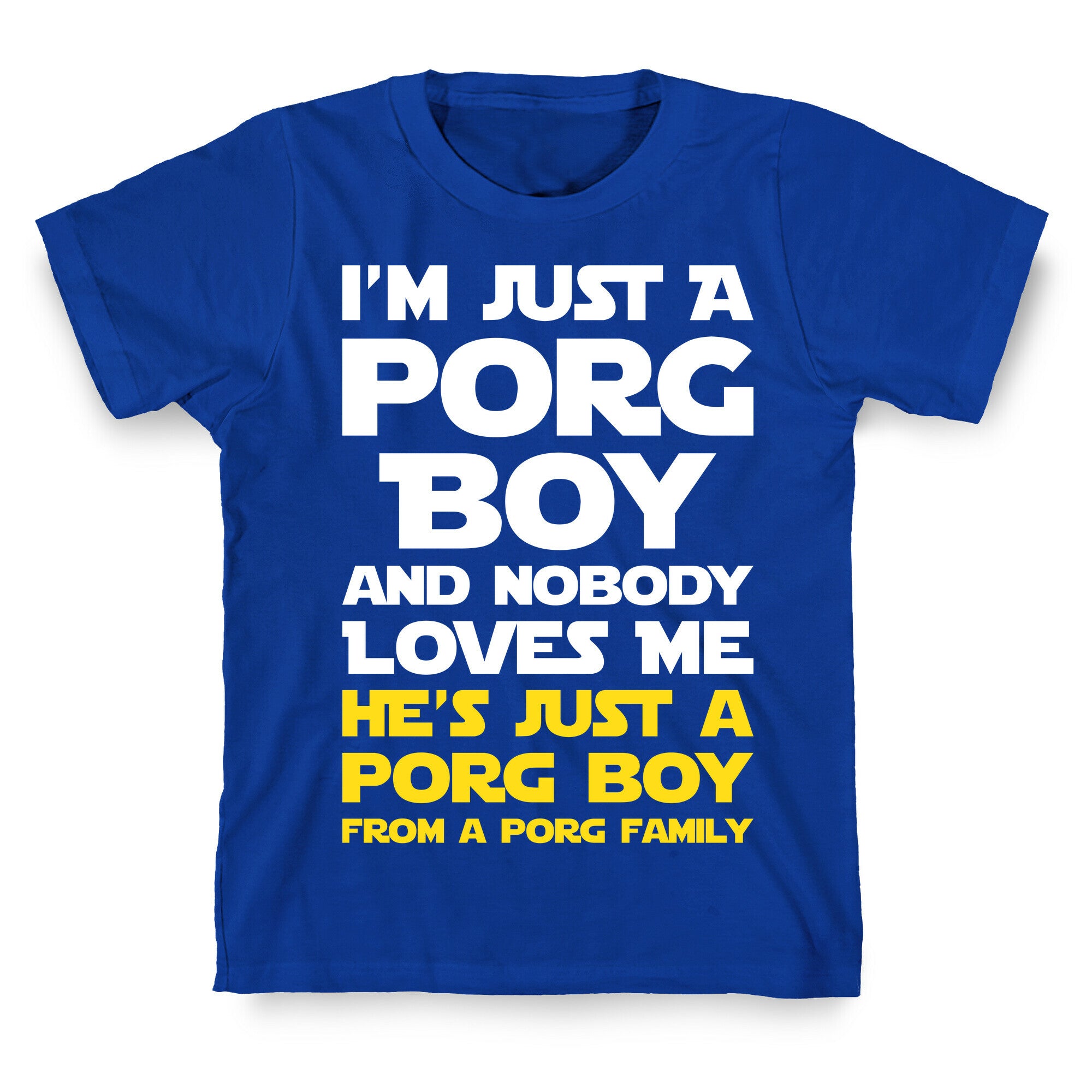 I'm Just A Porg Boy T-Shirt