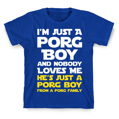 I'm Just A Porg Boy T-Shirt