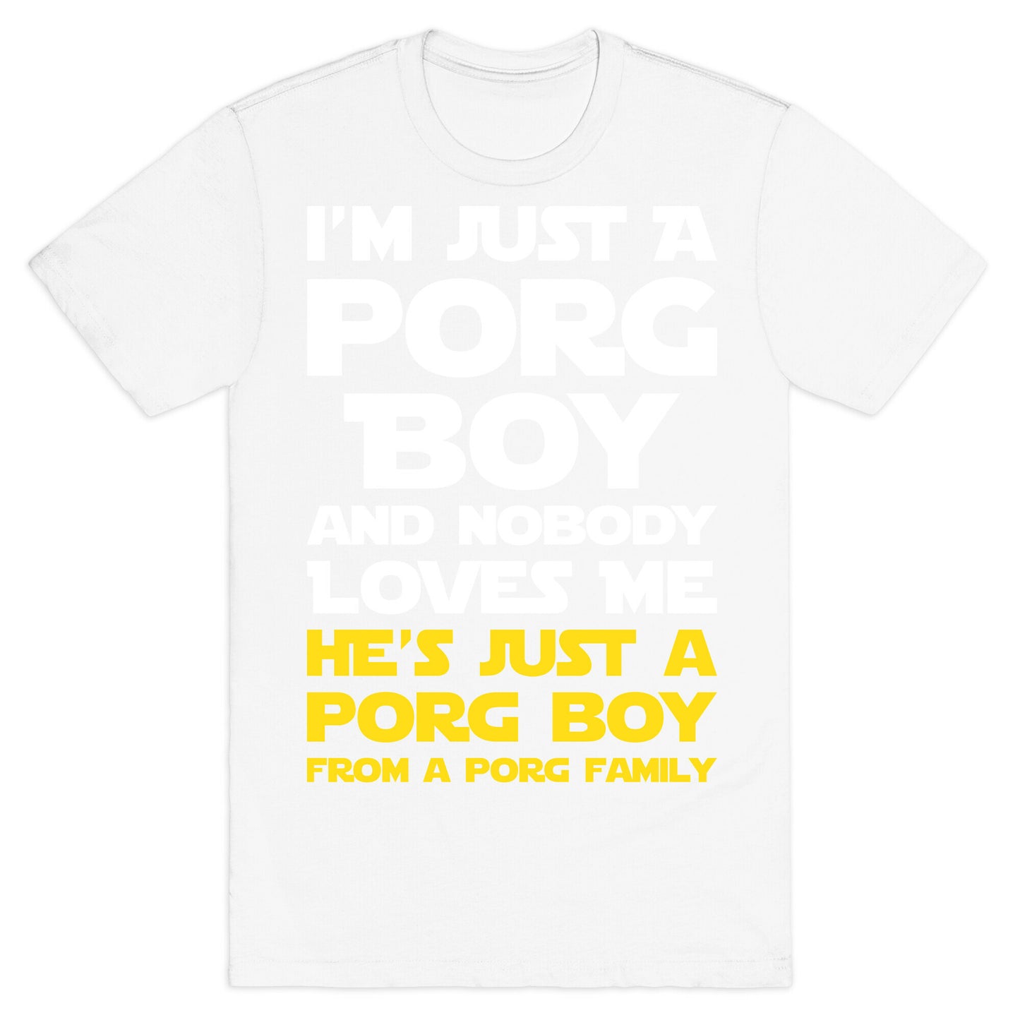 I'm Just A Porg Boy T-Shirt