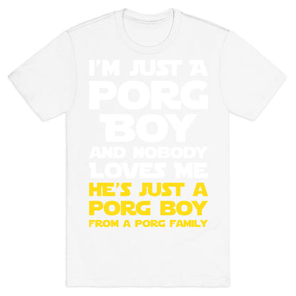 I'm Just A Porg Boy T-Shirt