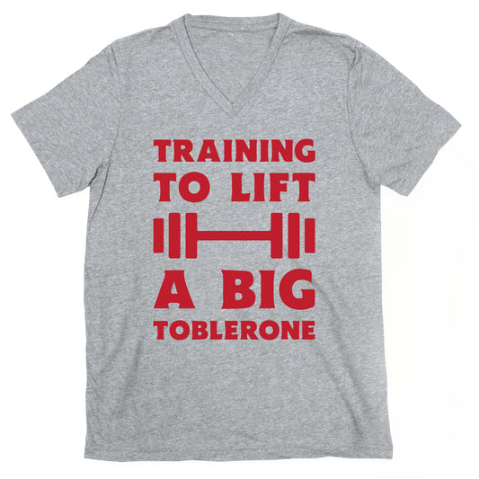 Training To Lift A Big Toblerone V-Neck