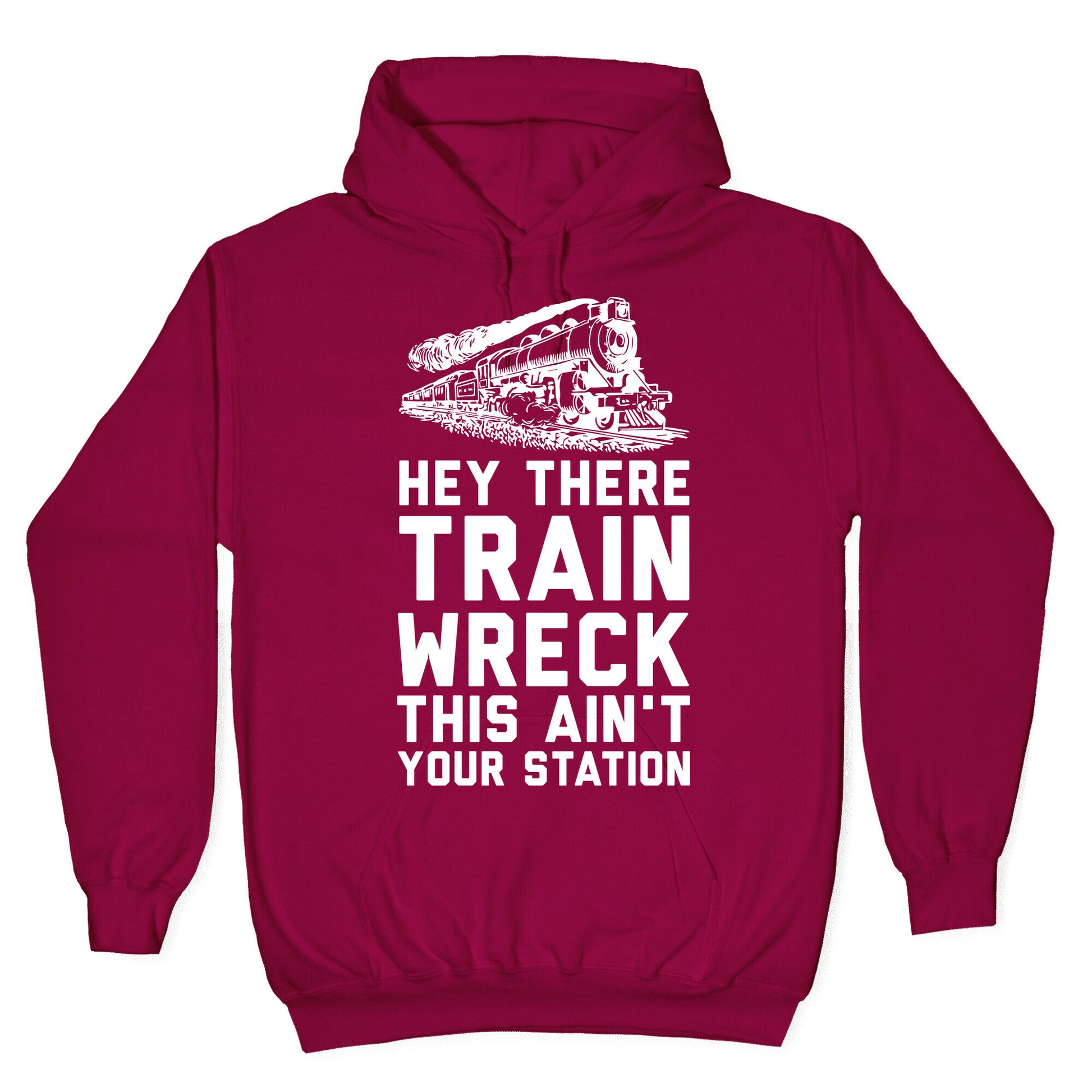 Hey There Train Wreck This Ain't Your Station Hoodie