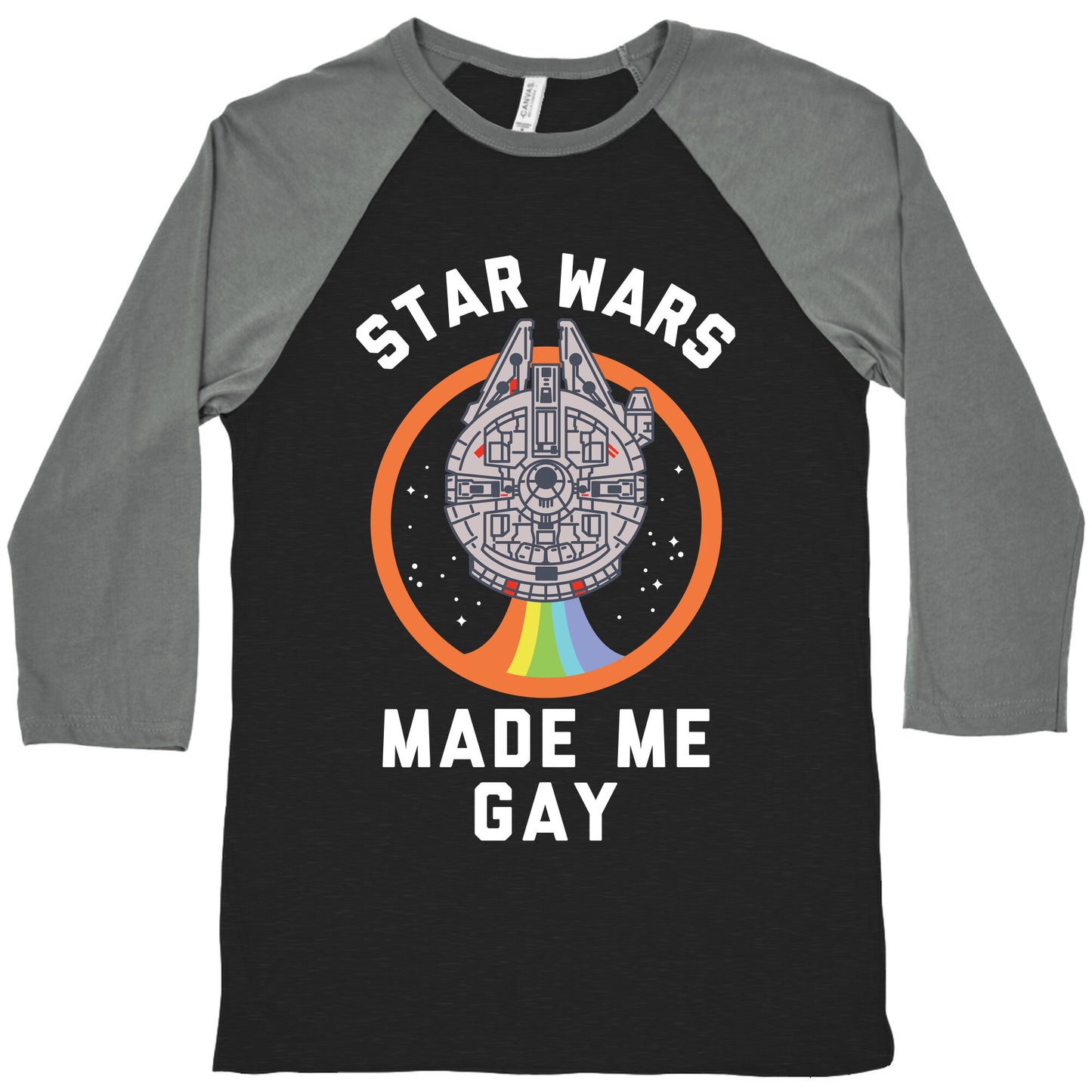 Star Wars Made Me Gay Baseball Tee