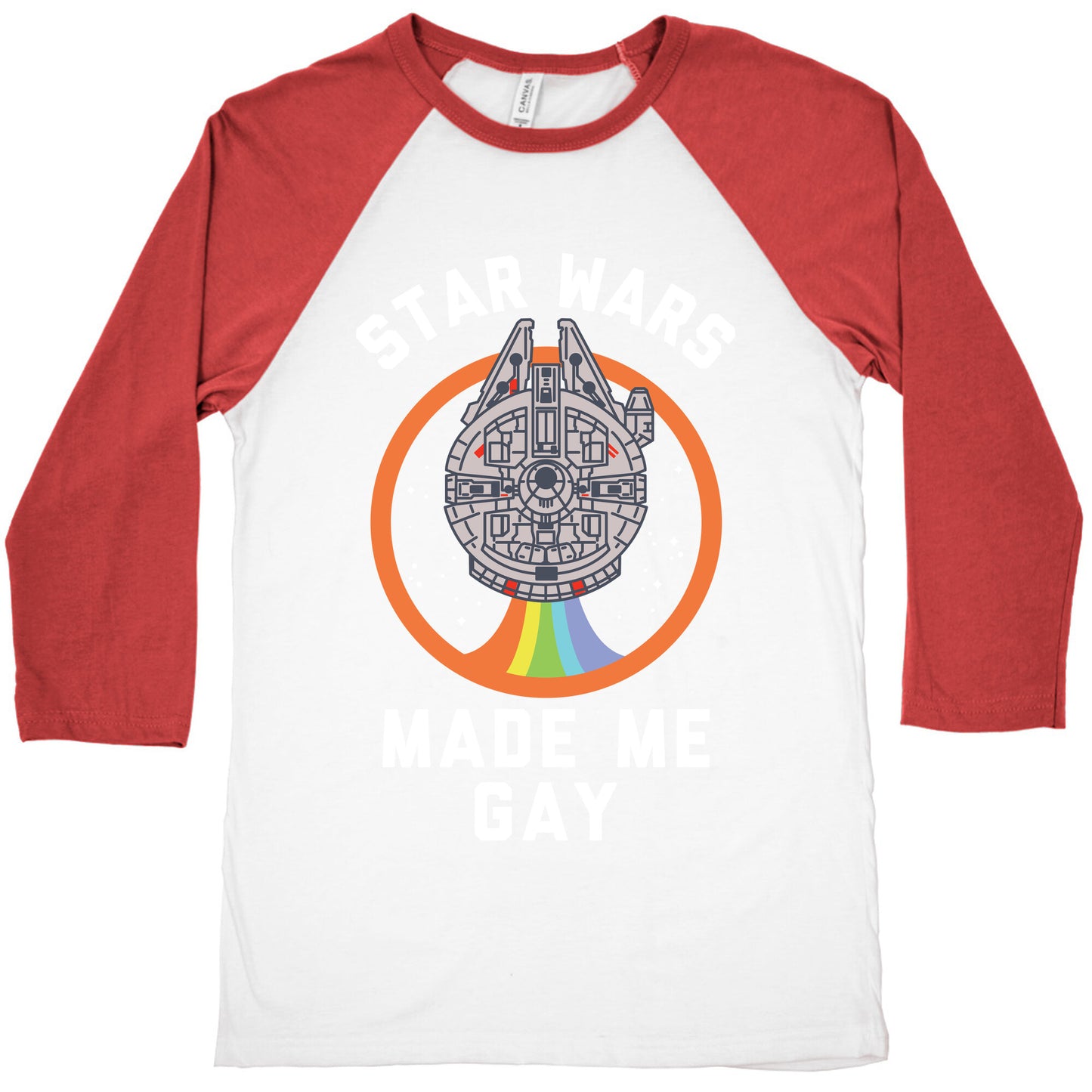 Star Wars Made Me Gay Baseball Tee