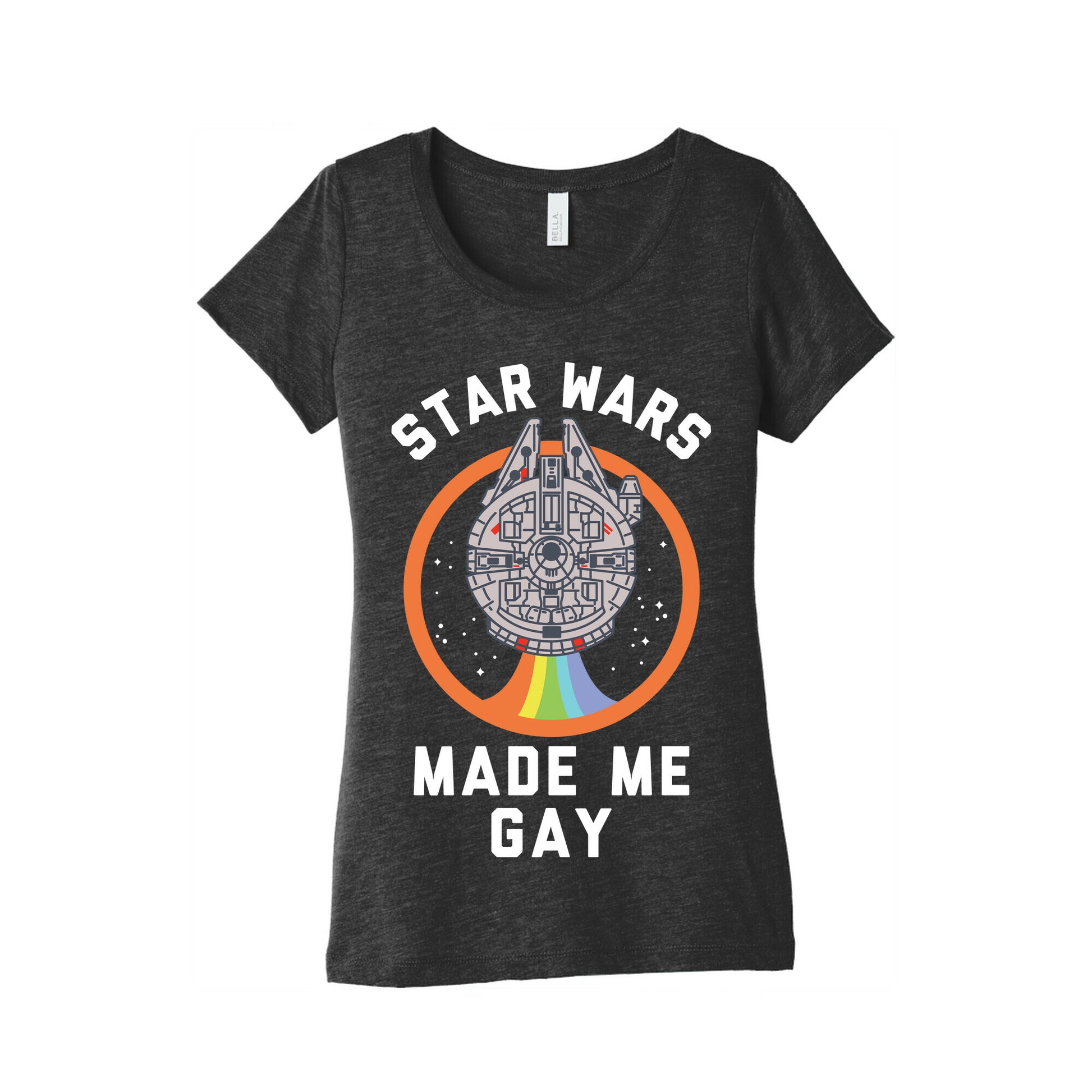 Star Wars Made Me Gay Womens Triblend Tee