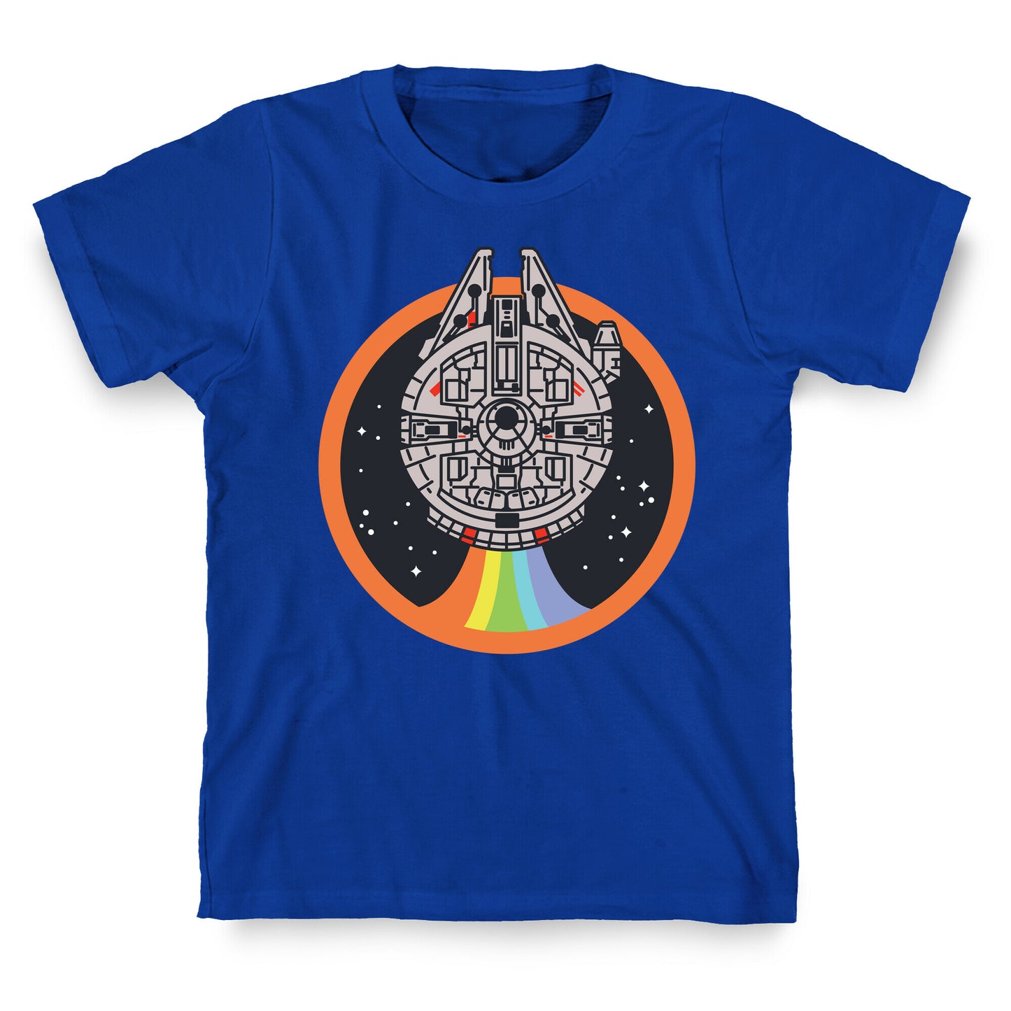 Retro Rainbow Falcon T-Shirt