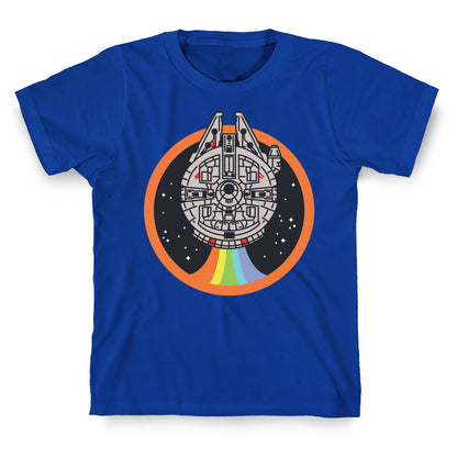 Retro Rainbow Falcon T-Shirt