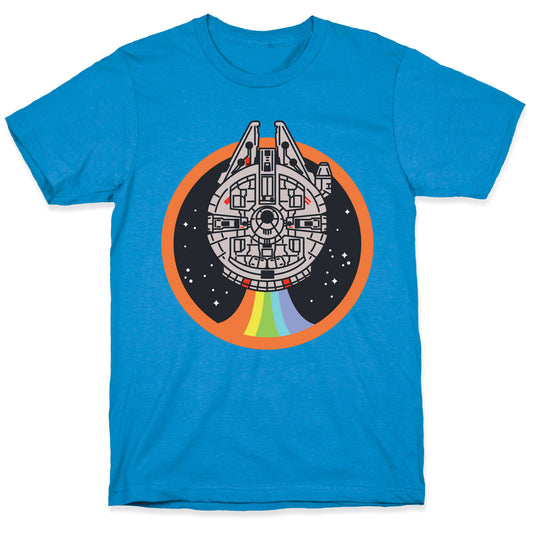 Retro Rainbow Falcon T-Shirt